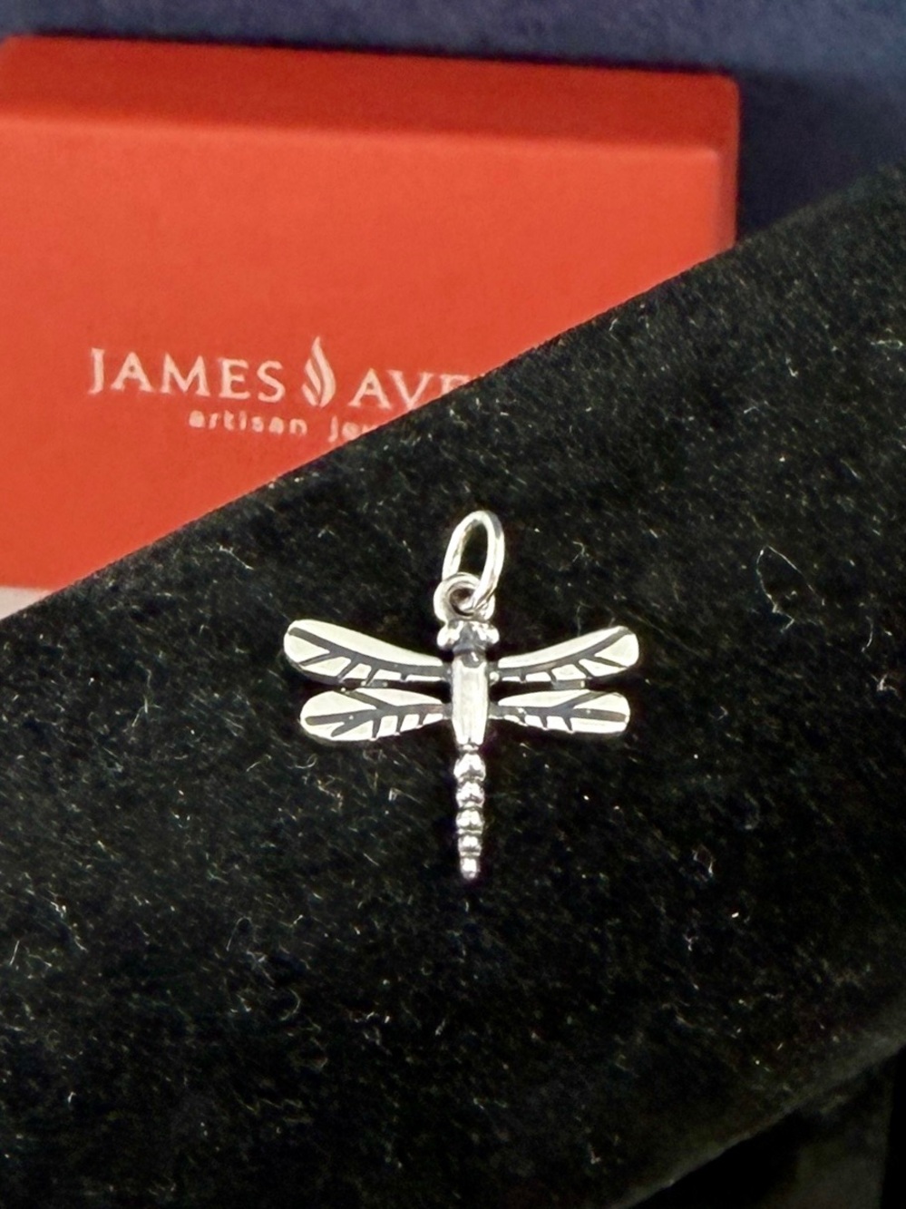 JAMES AVERY Sterling Silver Dragonfly Charm Pendant